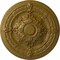 Ekena Millwork Vincent Ceiling Medallion (Fits Canopies up to 6"), Hand-Painted Gold, 26"OD x 3"P CM26VIGLS - alternate 1